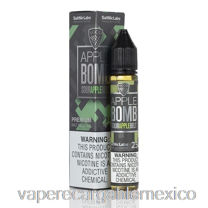 Bomba De Manzana Recargable Vape - E-líquido Vgod - 60ml 6mg